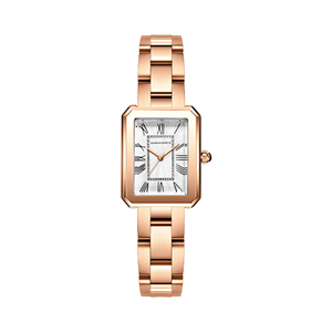 <strong>Rectangular</strong> Japanese Movement Fashionable and Casual Quartz Watch for Women - Product Image 3