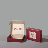 Échantillon gratuit Emballage de boîte-cadeau de luxe de chaussures écologique avec logo personnalisé Boîte postale ondulée cosmétique Boîte d'expédition