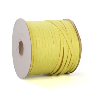 Heat Resistant Para Flat Aramid Roller Rope for Glass Tempering Furnace