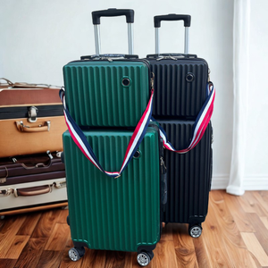 חברת התעופה אושרה 2 חתיכה קלה נסיעות מזוודות להגדיר <span class=keywords><strong>20</strong></span> אינץ 'לשאת עם גודל קטן 14 אינץ' עבור ילדים או קוסמטיקה - Product Image 2