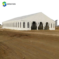 Tentes blanches de structure de cadre de profil d'alliage d'aluminium de taille personnalisée de couverture de PVC pour des événements