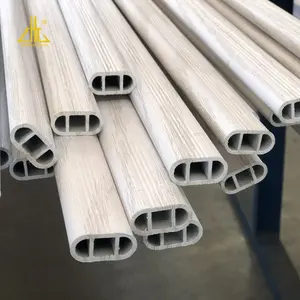 6063 T6 Anodized Sleek Closet Clothing Rod Aluminum Extrusion For Modern Wardrobe Designs