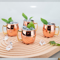 Mug Moscow Mule en acier inoxydable martelé or rose 304 18/8 de 550 ml, très vendu, avec couvercle, isolation thermique écologique 6-12 heures
