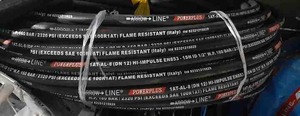 Tube renforcé de qualité industrielle résistant à l'huile et à l'eau flexible de tuyau en caoutchouc noir - Product Image 2
