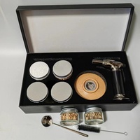 Kit de ahumador de bebidas de roble antiguo con antorcha Logotipo personalizado de calidad premium Nueva llegada para el Día del Padre Wine Bar Whisky