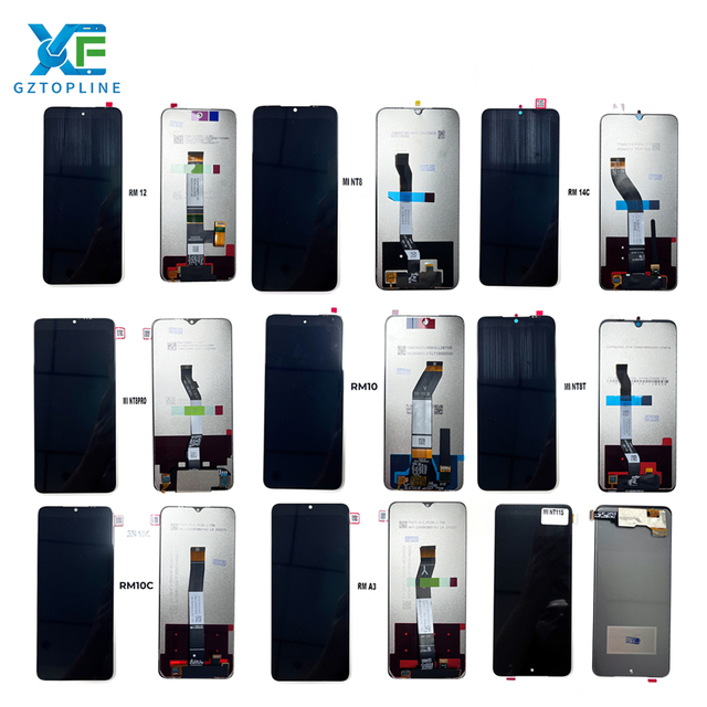 Wholesale Mobile Phone Accessory Parts Lcd Display for Xiaomi Redmi 7 8 9 10 A1 A2 A3 12C 13C 9T 10T Note 13 Note 9pro All Model