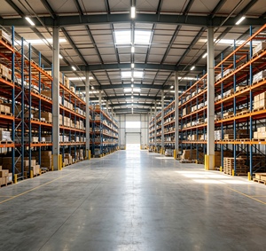 Almacén Prefabricado de Estructura de Acero Moderna, Acero Galvanizado de Alta Resistencia, Ecológico y Fácil de Instalar para Pequeñas y Medianas Empresas - Product Image 5