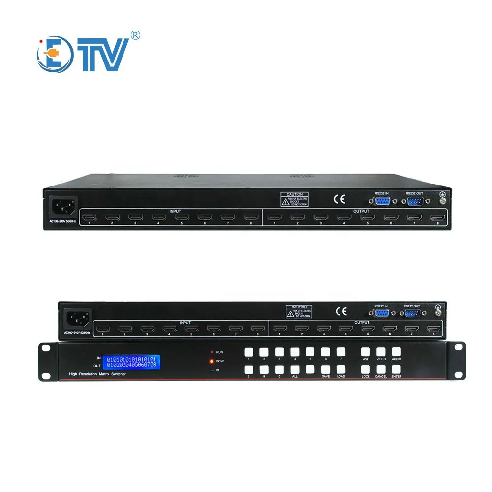 ETV vga Video Matrix Switcher 4x4 VGA Matrix Switcher mit Videowand funktion