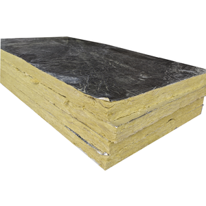 ISO certifié 80mm laine de roche panneau sandwich feuille d'aluminium étanche toiture isolation ignifuge matériaux d'isolation thermique - Product Image 5
