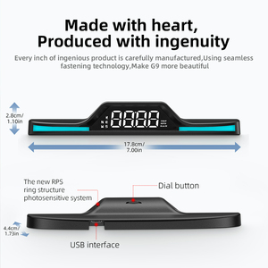 Nhà máy trực tiếp xe HUD Thông Minh Kỹ Thuật Số Đo G15 Speedometer GPS Head up hiển thị Auto Meter Phụ Kiện Xe Hơi - Product Image 4