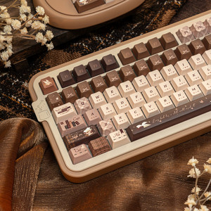 <strong>Books</strong> and Passing Time Keycaps 137 Keys Cherry Profile PBT Dye Sublimation Keycaps for 61/64/68 Mx <strong>Switch</strong> Mechanical Keyboard - Product Image 1