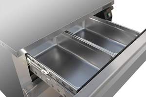 CBF12 Série 2 <span class=keywords><strong>Tiroirs</strong></span> 2 Température Armoire de Stockage Réfrigérateur - Product Image 2