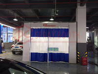 Station de préparation de voiture prix d'usine cabine de pulvérisation de polissage industriel