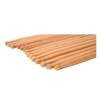 Factory Supply New Trending Beech Wooden Drum Sticks 5A 5B 7A 2B Durable Percussion Instrument Accessories in Bulk Packaging