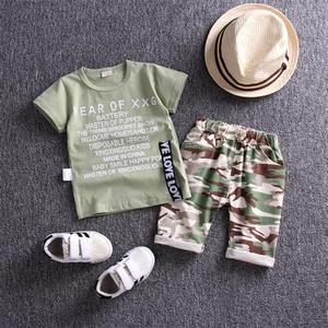 Vente flash - Ensembles de vêtements pour enfants style été 2022 - Vêtements pour bébé garçon - Manches courtes - Imprimé de dessins animés - Vêtements décontractés pour enfants - Coton - Product Image 4
