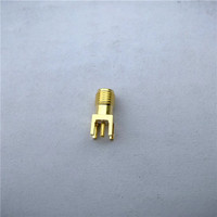 Adaptador hembra Tthread Conector de montaje en panel Pcb Sma Molex Conector de soldadura Sma Conector impermeable SMA