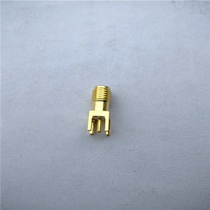 Tthread Nữ adapter Bảng điều chỉnh gắn kết kết nối PCB SMA Molex hàn nối SMA kết nối không thấm nước SMA - Product Image 3