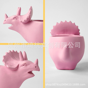 Maceta de Cerámica con Forma de Ciervo, Maceta de Porcelana Esmaltada para Decoración del Hogar, Sala de Estar, Entrada, Estudio, Balcón - Product Image 4