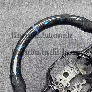 Nouveau produit phare : Volant de voiture en cuir perforé et fibre de carbone forgée pour Honda Civic 11e génération - Product Image 6