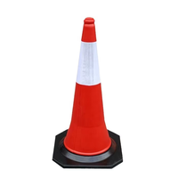 Cône de signalisation routière personnalisé noir, pliable, lumineux et flexible, 750 mm, 45 cm, 90 cm, 10 lb, 4 pieds, 5 kg