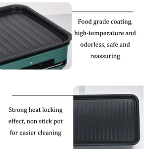 Smokeless Indoor <strong>Electric</strong> BBQ Grill Table Top Metal Hot Pot Machine <strong>Electric</strong> <strong>Barbeque</strong> No Stove Mitad Mogogo Carton Built-in - Product Image 4
