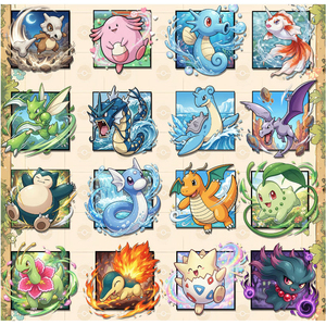 Cartes à collectionner Pokémon de type Dragon, cartes à échanger d'anime Gyarados Lapras Dragonite <span class=keywords><strong>Chikorita</strong></span> - Product Image 3