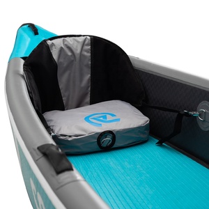 Kayak de pêche double places bleu pour sports nautiques en plein air OEM, 14 pieds, avec sièges, 430*80*10cm, bateau de pêche pour 2 personnes, 14 pieds, Kaya - Product Image 6