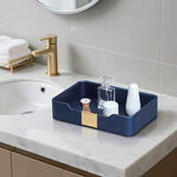 Plateau décoratif en cuir PU de style nordique, organisateur de bureau, porte-clés, bol de rangement pour entrée, pour la maison et le bureau
