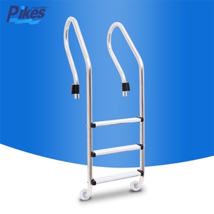 Échelle de <span class=keywords><strong>piscine</strong></span> antidérapante en acier inoxydable PIKES 2026, 2 à 5 marches, mains courantes, épaisseur 1-1,2 mm, garantie 3 ans, intérieur/extérieur, Chine - Product Image 1