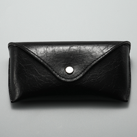 Étui à lunettes portable rectangulaire exquis, pochette souple personnalisée, multicolore, luxe léger, fermeture à bouton