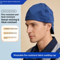 Casquette de soudeur personnalisable en couleur et logo, ignifuge, pour la protection de la tête, accessoires en sergé de coton