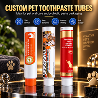 Emballage de tube de dentifrice en aluminium-plastique non toxique avec bouchon à vis, approuvé pour le contact alimentaire, logo personnalisé, impression UV, marque HaoShuoDa