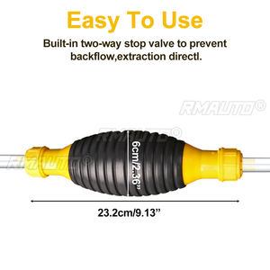 Pompe manuelle de transfert de carburant pour voiture, extracteur de carburant pour réservoir, pompe à essence et diesel, pompe manuelle de transfert de liquide, siphon économiseur de carburant pour essence et gazole - Product Image 5