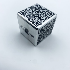 Custom QR Code Tags, <strong>Anode</strong> Metal, Laser Engraved Info Cards - Product Image 3