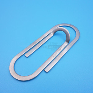 Pince à billets en acier inoxydable, design trombone ajouré, pour espèces et pièces de monnaie, cadeau promotionnel, usage professionnel - Product Image 4