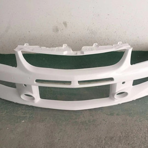 Pour Mitsubishi lancer evolution 9 evo 9 pare-chocs avant en fibre OEM sans lèvre avant - Product Image 2