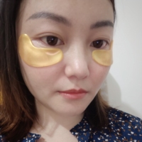 24K Goud Collageen Kruiden Vegan Biologisch Hyaluronzuur Vitamine C Anti-rimpel Verzorgende Oogmaskers Patches