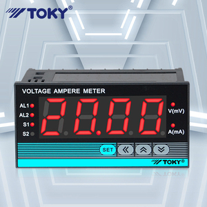 New Arrival kỹ thuật số vôn kế với RS485 thông tin liên lạc <span class=keywords><strong>LCD</strong></span> hiển thị đường sắt DIN Điện áp mét - Product Image 5