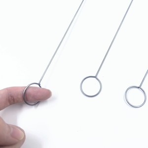 Herramienta al por mayor para enhebrar cordones, enhebrador de hilo flexible de metal, gancho para lazos, enhebrador de cordón elástico, herramientas de costura - Product Image 2