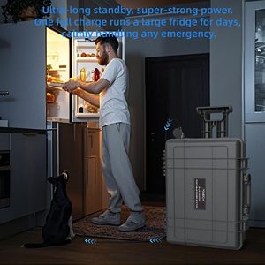 Vente directe d'usine PoJech BJC Power Station, station d'alimentation solaire portable de 3000 watts pour climatiseur à onduleur - Product Image 4