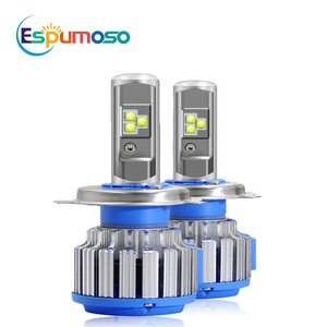 Epumoso Đèn Pha <span class=keywords><strong>Led</strong></span> T1 Bóng Đèn <span class=keywords><strong>Led</strong></span> H4 H7 H11 Hệ Thống Chiếu Sáng Tự Động Chip <span class=keywords><strong>Led</strong></span> 40W 4000LM CREES Màu Trắng 6000K - Product Image 6