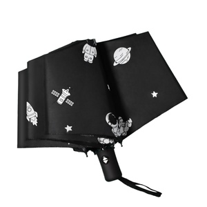 Paraguas Plegable Automático, Tela Pongee, Ligero, Compacto, Resistente a la Intemperie, para Viajes, Golf y Lluvia - Product Image 1