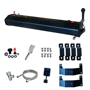 Cyen, réservoir <span class=keywords><strong>d</strong></span>'<span class=keywords><strong>eau</strong></span> en PVC de 18 L avec pulvérisateur, douche de toit pour voiture, pour le camping et les voyages en voiture - Product Image 1