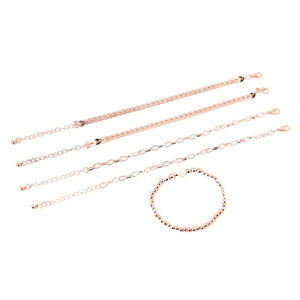Juego de 5 Pulseras de Aleación Color Dorado, Estilo Boho Retro, Gruesas y Trenzadas, Unisex, Nuevas, Modernas, de Calidad, para Regalo - Product Image 6