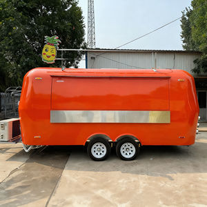 Carrito de Comida de Acero Inoxidable con 4 Ruedas para Helados, Carrito de Venta Ambulante para Uso en Exteriores - Product Image 2