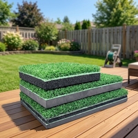 Tapis de frappe de golf LFL Factory Wholesale 150 x 150 mm de qualité supérieure, entraîneur de swing droitier/gaucher, épaisseur 30 mm, pour intérieur/extérieur, mini golf