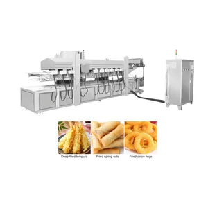 Yoto karides fritöz sürekli kızartma makinesi/kızartma ördek fritöz makinesi