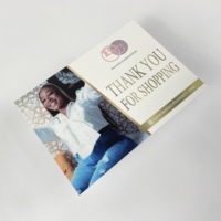 Vente en gros de cartes de remerciement pour entreprise, impression de cartes postales, service d'impression de dépliants, bons de réduction de haute qualité