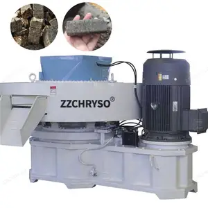 Máquina de prensado de briquetas de carbón de bambú hojas de árbol de biomasa de aserrín de madera comprimida de buena calidad
