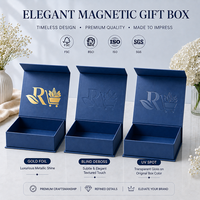 Boîtes rigides de luxe CRD en papier, pliables, avec fermeture magnétique, doublure en éponge, pelliculage mat, logo personnalisé pour parfums et bijoux haut de gamme